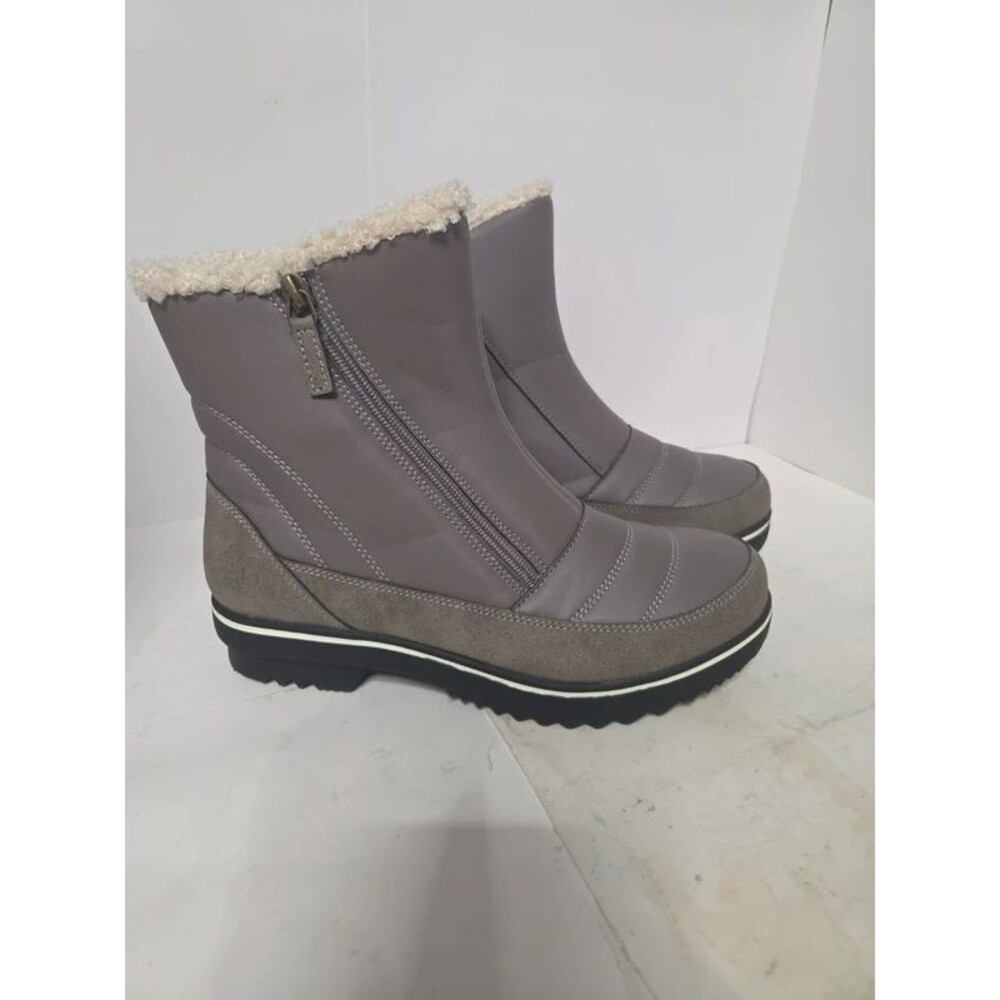 JBU by Jambu Snowbound Zip Taupe Winter Boots - Women’s Size